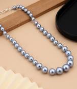 Blue color puwai necklace