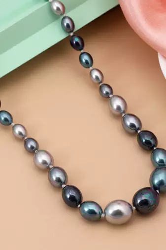 Turquoise color puwai necklace