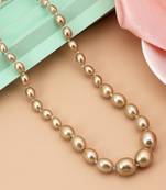 Gold color puwai necklace