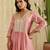 Pink hand woven chanderi kurta set