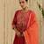 Maroon hand woven chanderi kurta set