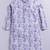 Cotton knit full sleeves all over printed kurta - Purple
