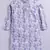 Cotton full sleeves all over printed kurta - Purple