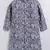 Cotton knit full sleeves all over printed kurta - blue