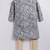 Cotton knit full sleeves all over printed kurta - grey