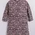Cotton knit full sleeves all over printed kurta - brown
