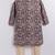 Cotton knit full sleeves all over printed kurta - brown
