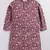 Cotton knit full sleeves all over printed kurta - maroon