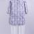 Cotton knit full sleeves all over printed kurta pyjama set - purple