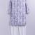 Cotton knit full sleeves all over printed kurta pyjama set - purple