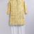 Cotton knit full sleeves all over printed kurta pyjama set - yellow