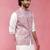 onion monty jacquard nehru jacket - wedding abstract pattern ethnic wear