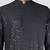 black embroidered kurta set - designer wedding wear with pyjama
