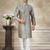 Teal colour premium silk digital print kurta pajama menswear collection