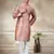 Pink colour premium silk digital print kurta pajama menswear collection