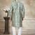 Teal colour premium silk digital print kurta pajama menswear collection