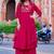 Women Mul Chanderi with thread work & Khatli Work Kurta With Trouser & With Dupatta