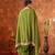 Green color velvet silk embroidery work party wear suit - full stitched free size
