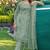 Dark sea green color embroideried faux georgette semi stitched salwar suit