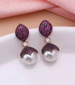 Rani color american diamond earrings