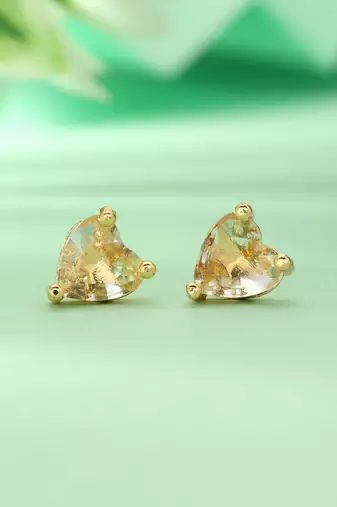 Multi color 12 pairs american diamond stud earrings combo