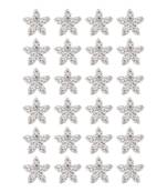 Silver color 12 pairs american diamond stud earrings combo