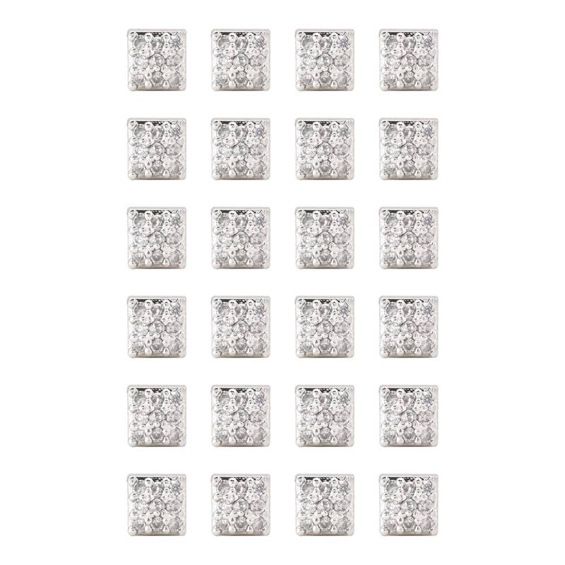 Silver color 12 pairs american diamond stud earrings combo