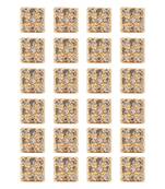 Gold color 12 pairs american diamond stud earrings combo