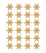 Gold color 12 pairs american diamond stud earrings combo