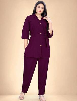 Rayon office wear cord- sets 1