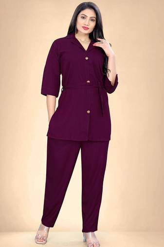 Rayon office wear cord- sets