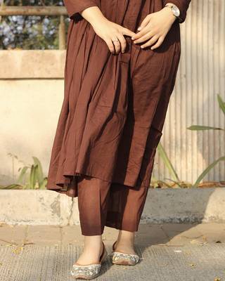 Rayon solid kurti with palazzo pant 5