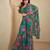 Dark green digital print indowestern wedding collection free size upto 42