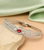 Rani color openable american diamond bracelet