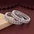 Multi color american diamond bangle size: 2.6