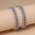 Multi color american diamond bangle size: 2.6