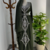 Dark Green Moroccan Stitched Kaftan with Silver Embroidery and Matching Dupatta