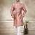 Pink colour cotton with embroidery work kurta payjama menswear collections