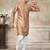 Peach colour cotton with embroidery work kurta payjama menswear collections