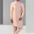 pink plain & priinted art silk sherwani for men