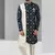 cream-blue plain & priinted art silk sherwani for men