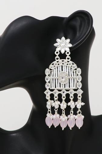 Kundan type zumka earring for girls