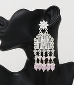 Kundan type zumka earring for girls