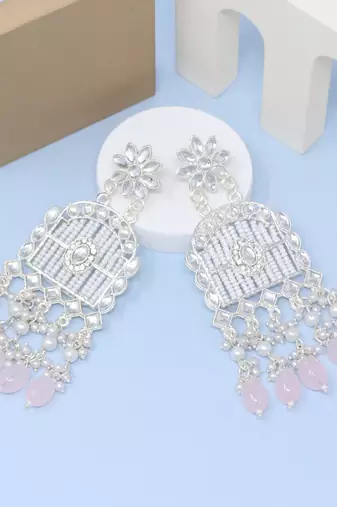Kundan type zumka earring for girls