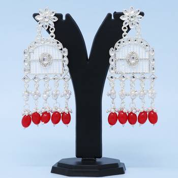 Kundan type zumka earring for girls 1
