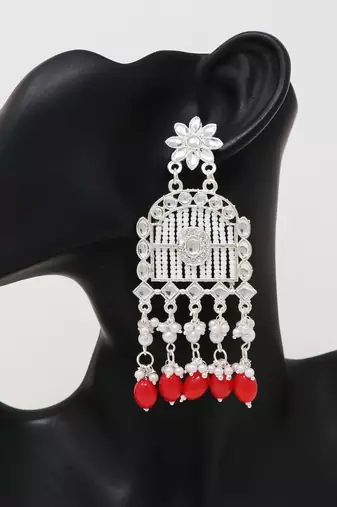 Kundan type zumka earring for girls