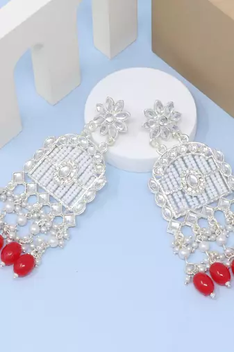 Kundan type zumka earring for girls