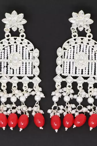 Kundan type zumka earring for girls