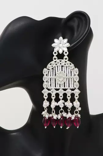 Kundan type zumka earring for girls
