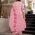Pink color chanderi butti fabric designer printed ethnic partywear suit